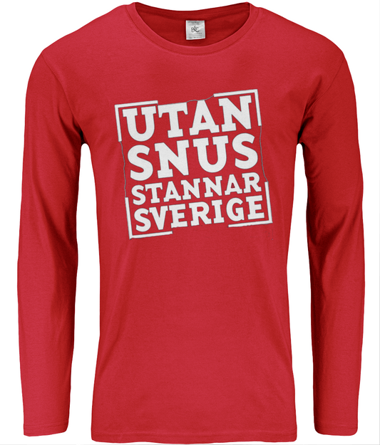 Långärmad T-shirt utan snus - olika färger