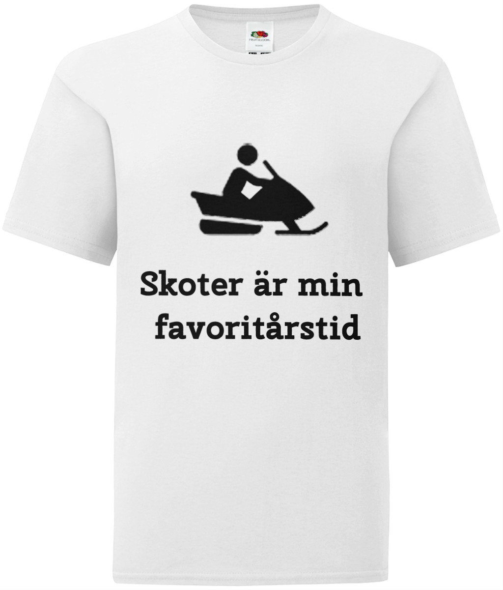 Kids T-shirt Skoter -olika färger