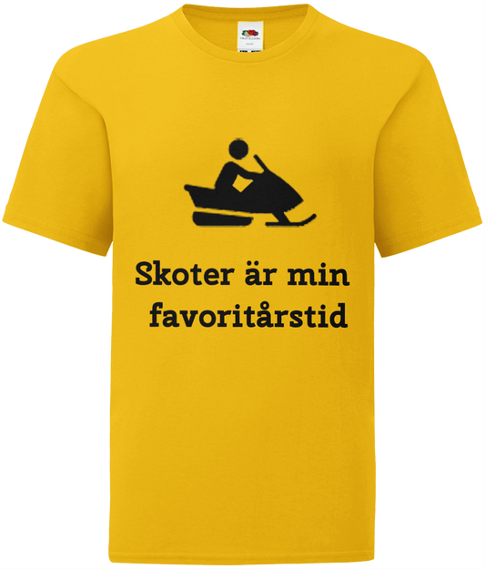 Kids T-shirt Skoter -olika färger