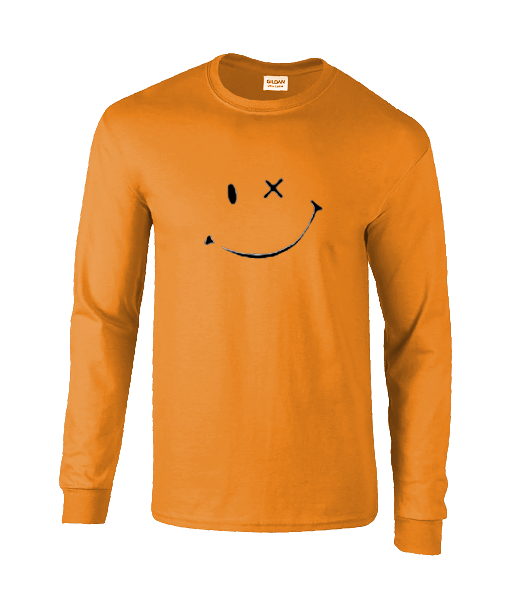 Långärmad T-shirt Smile - olika färger