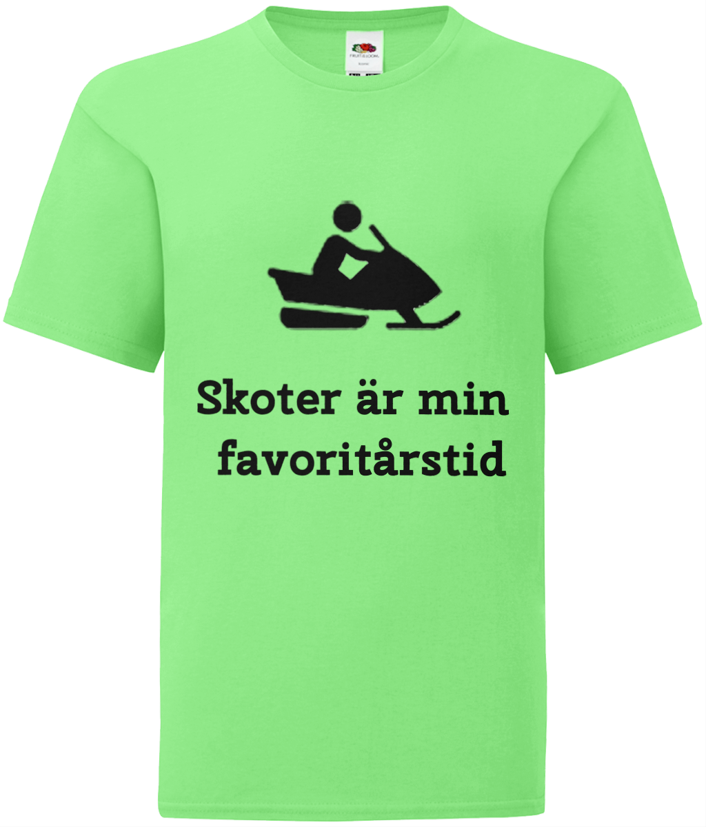 Kids T-shirt Skoter -olika färger