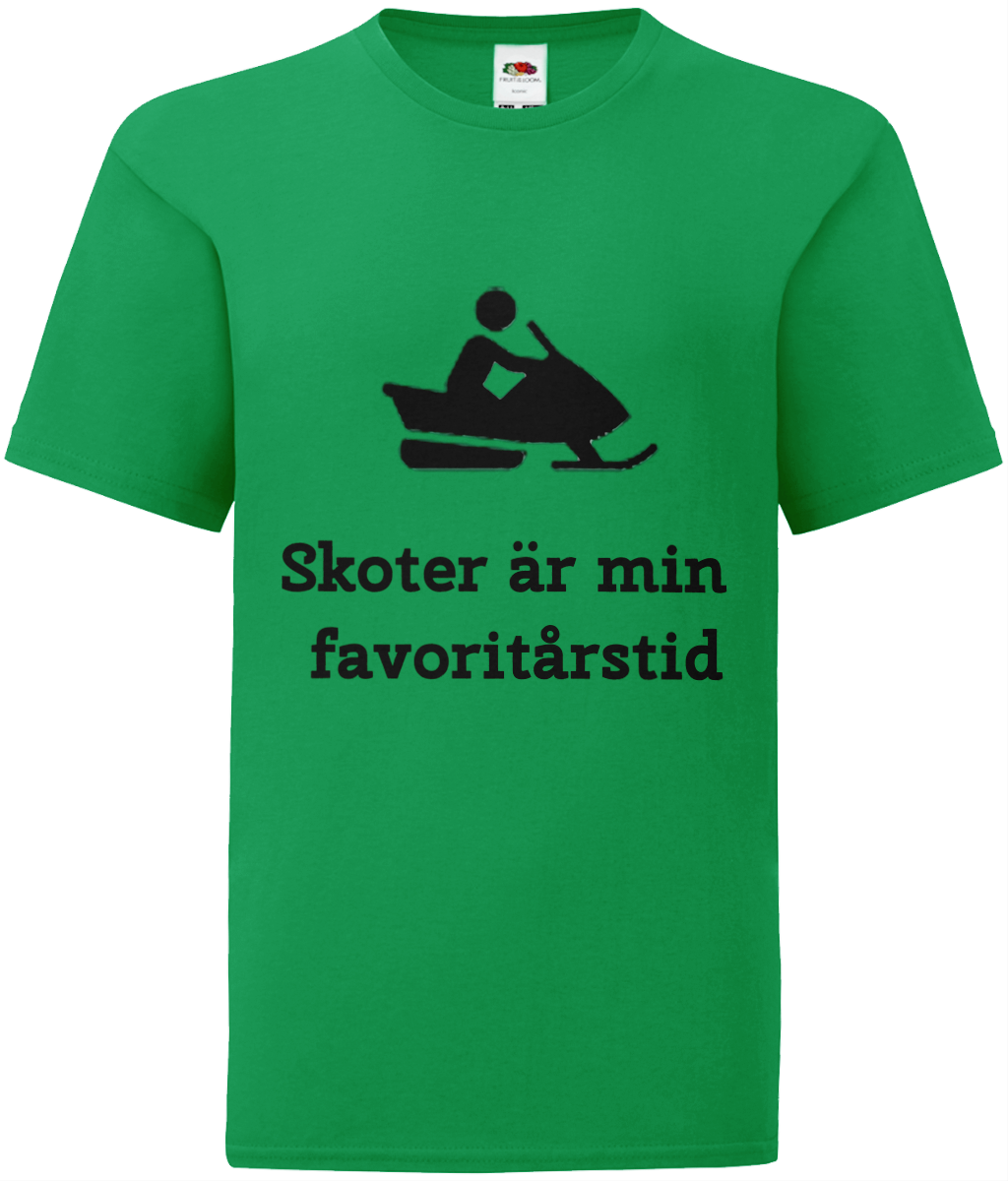 Kids T-shirt Skoter -olika färger