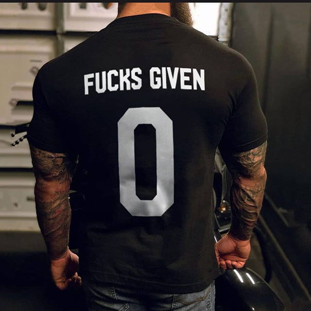 Fucks given t-shirt 5346