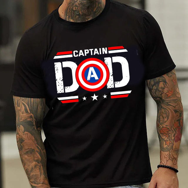 Captain dad t-shirt 5674