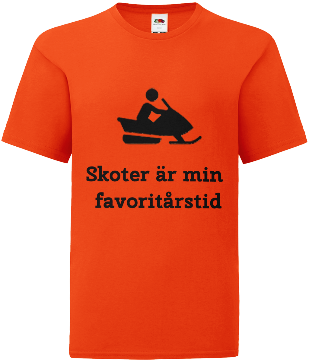 Kids T-shirt Skoter -olika färger