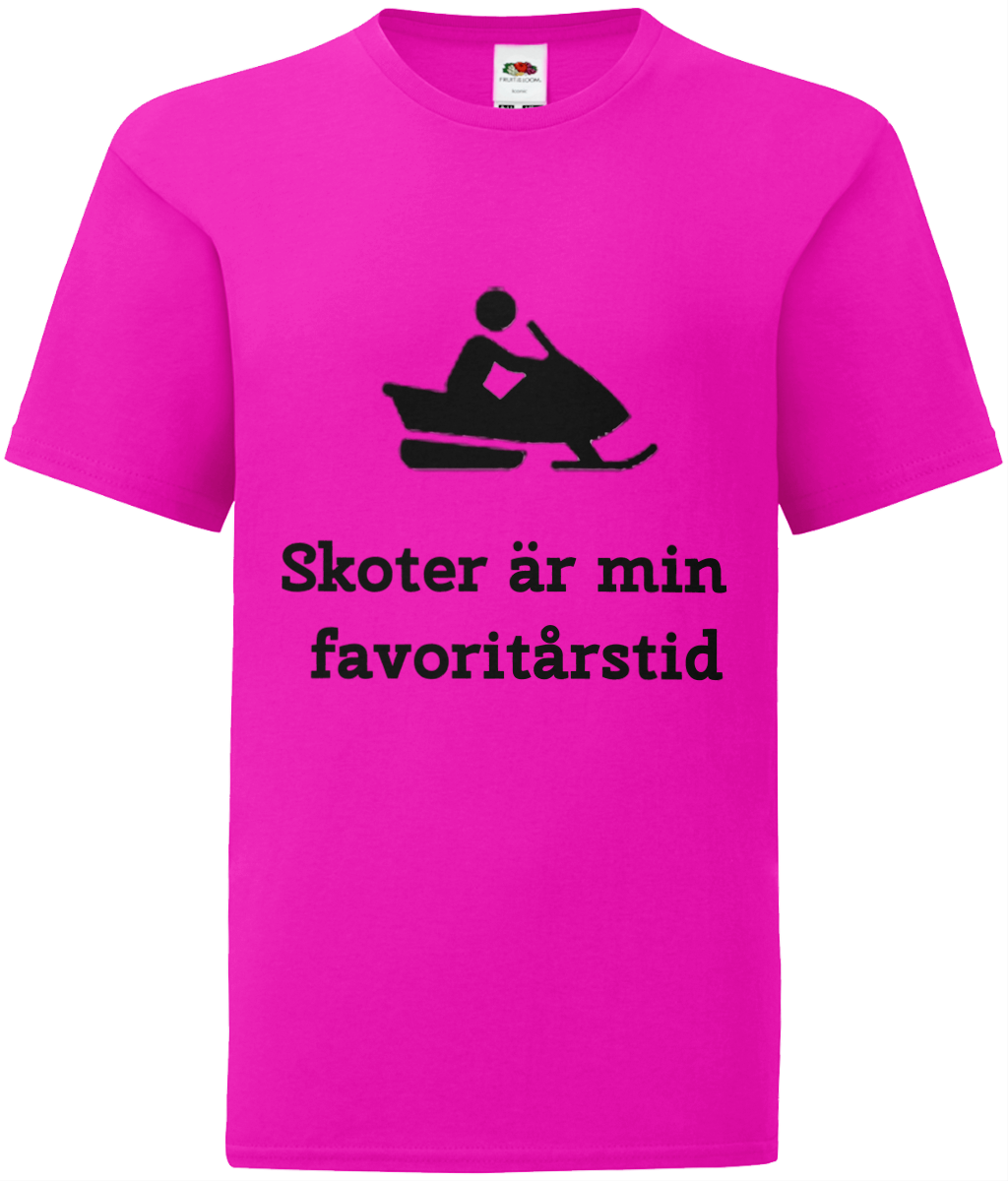 Kids T-shirt Skoter -olika färger