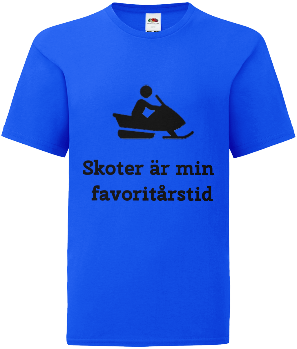 Kids T-shirt Skoter -olika färger