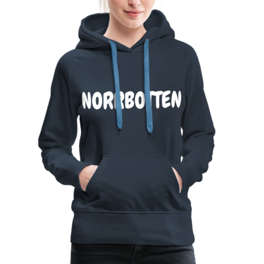 Hoodie Norrbotten dam svart