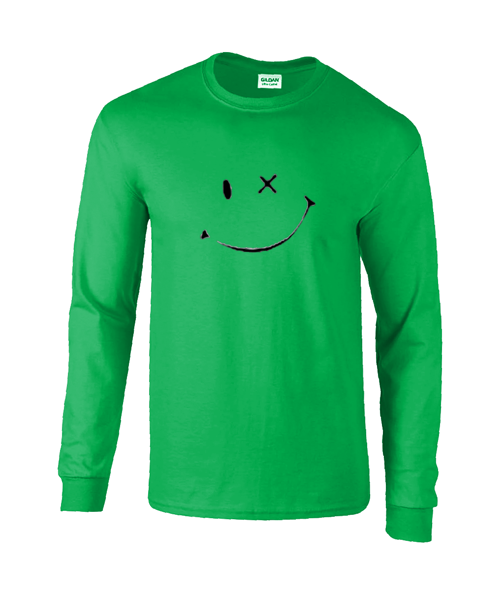 Långärmad T-shirt Smile - olika färger