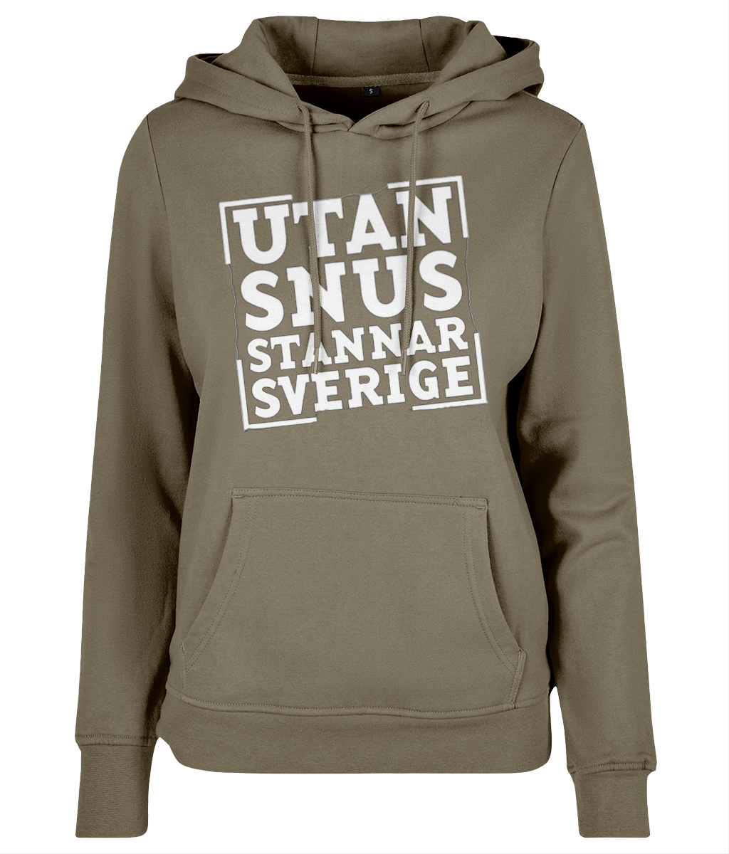 Hoodie Dam utan snus - olika färger